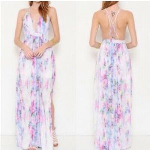 Tye die maxi dress